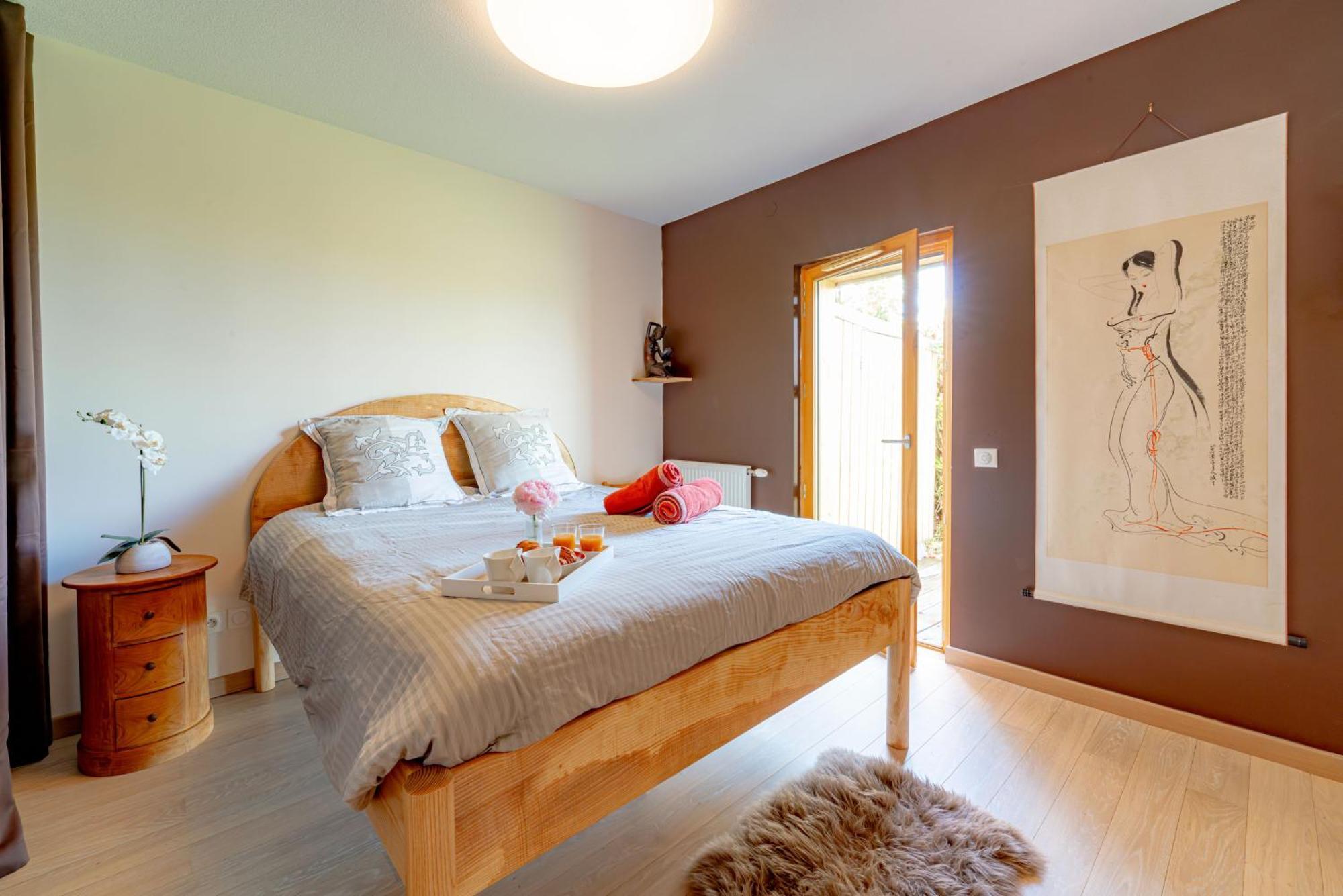 Vue Sur Les Montagnes-Wifi-Terrasse Apartment Saint-Jean-d'Arvey Екстериор снимка